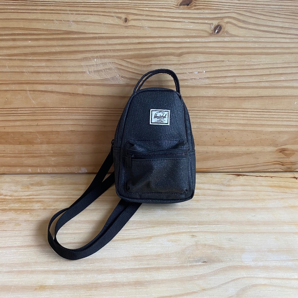 HERSCHEL Grey Sparkle Pocketbook Pouch